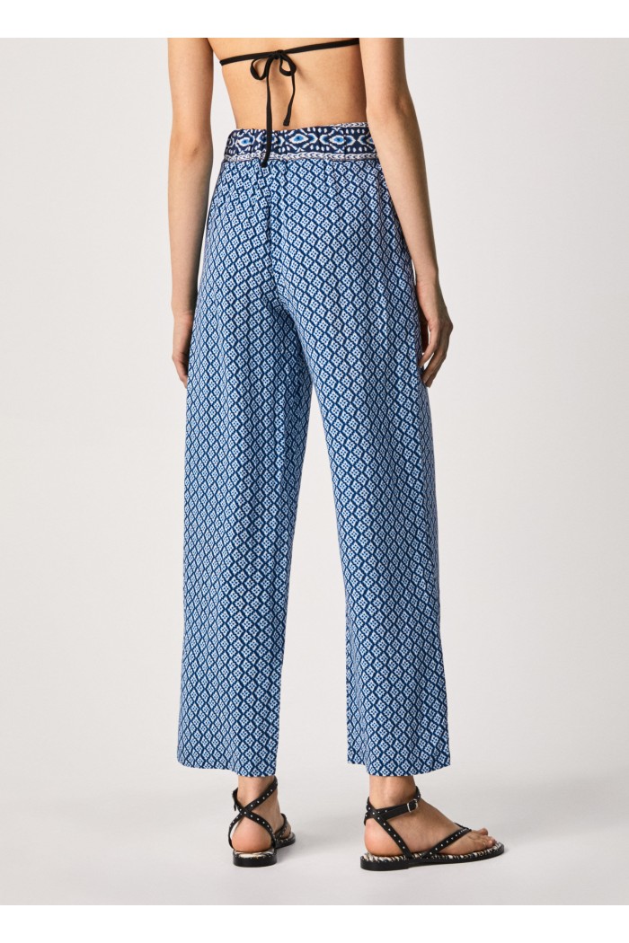 PEPE JEANS MAGGIE PRINTED TROUSERS PL211533_0AA